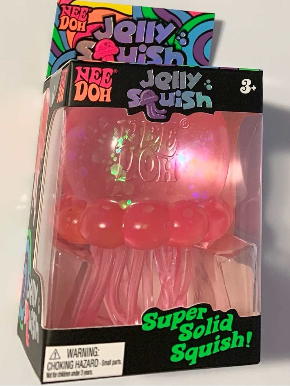 NEEDOH Jelly Squish Jellyfish NEE DOH PINK Jelly Fish NEW